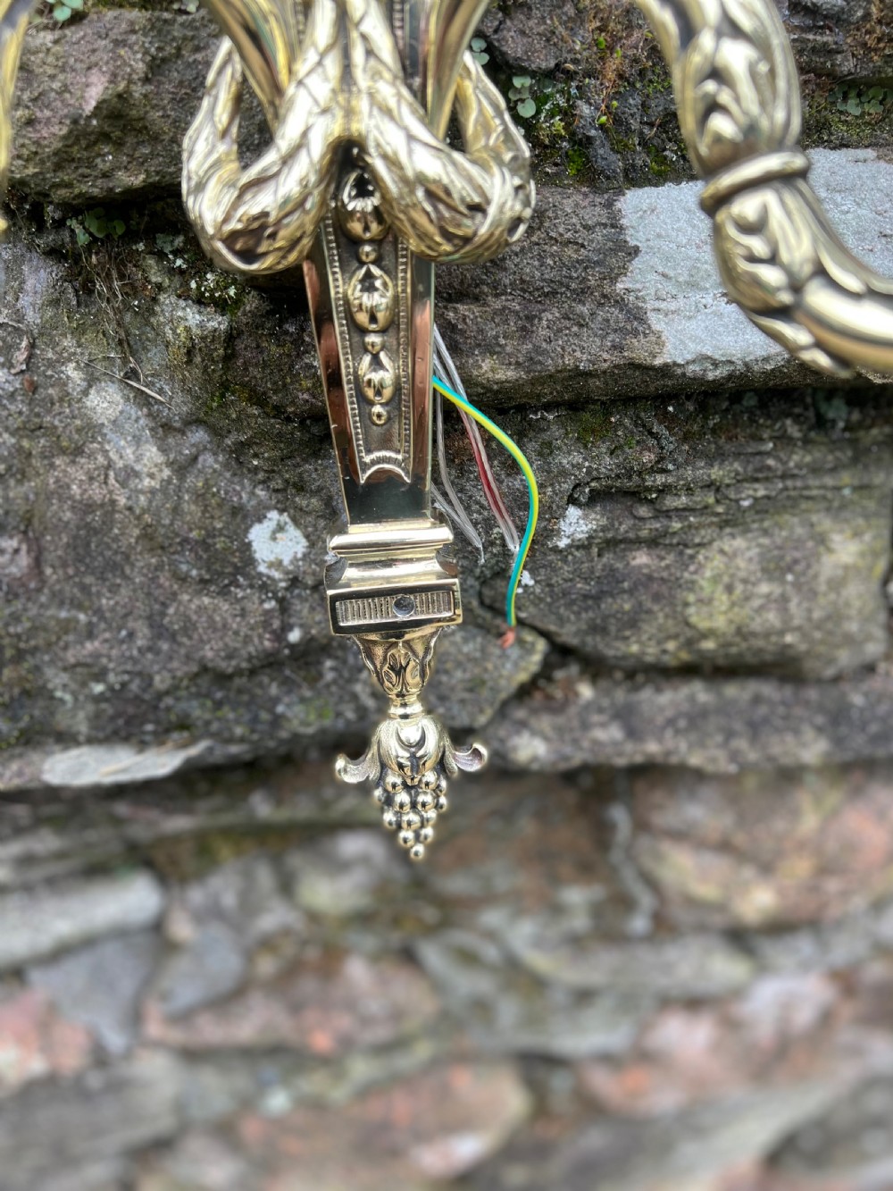 Pair of adams style Edwardian wall lights  View V