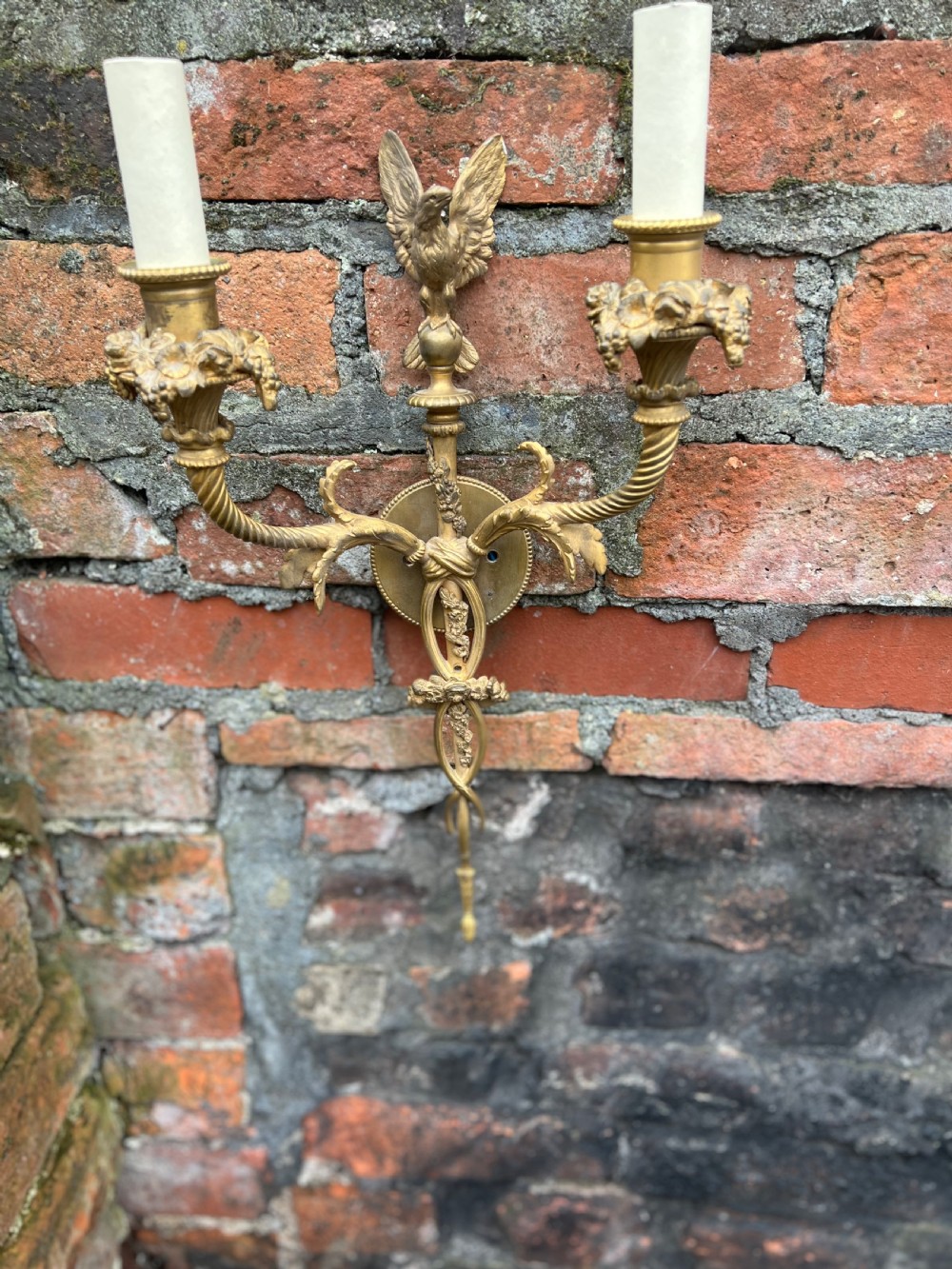 A pair of ormolu regency candle sconces  View III