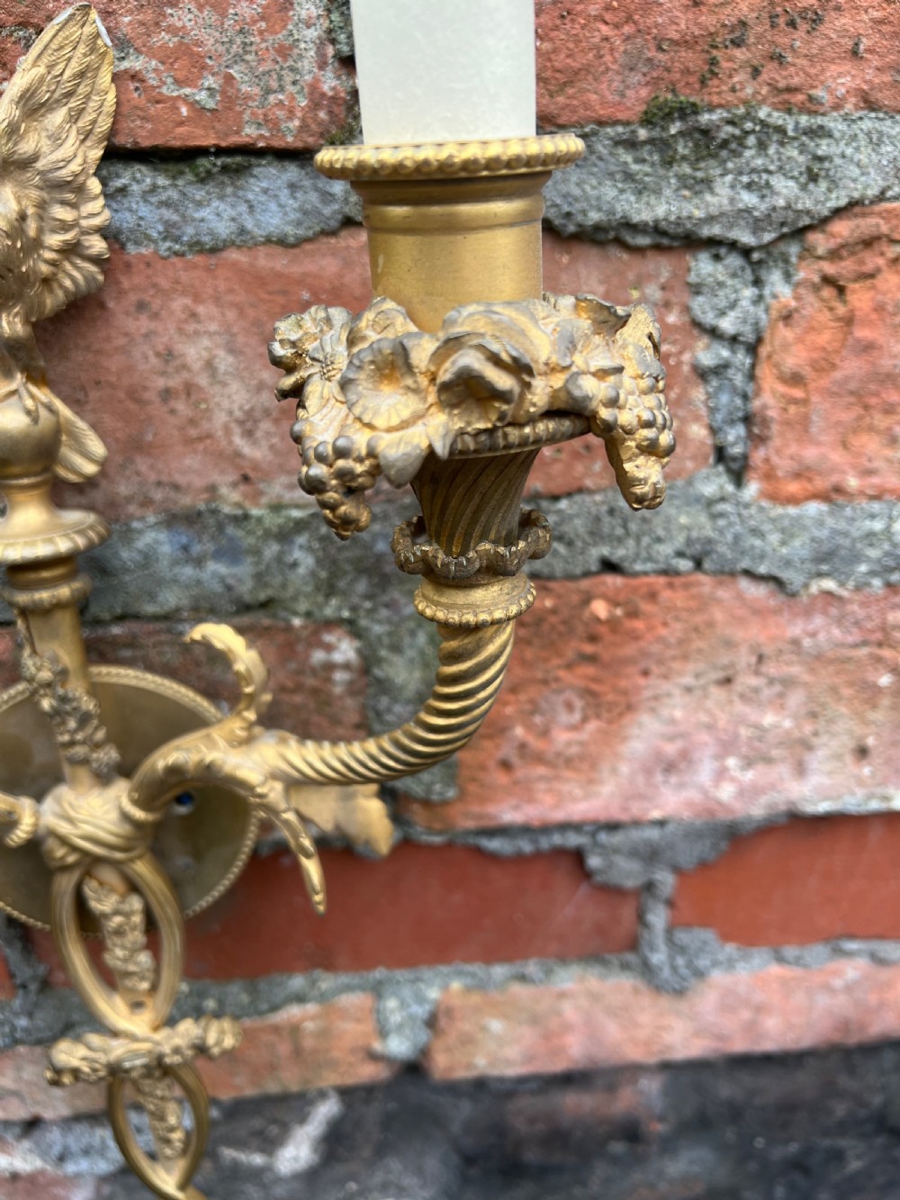 A pair of ormolu regency candle sconces  View VI