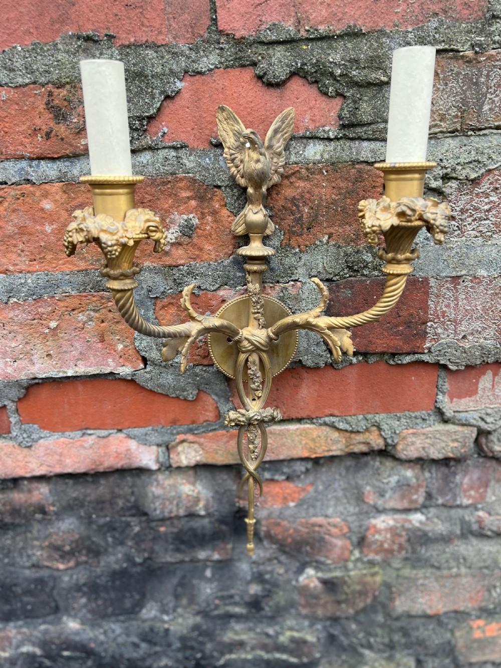A pair of ormolu regency candle sconces  View VIII