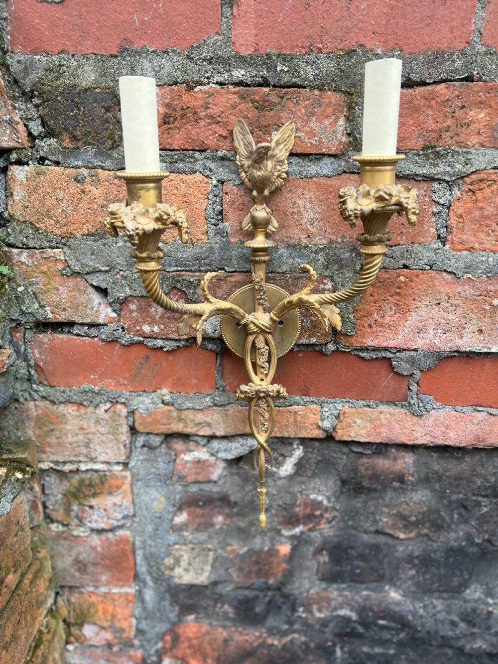 A pair of ormolu regency candle sconces  View IX