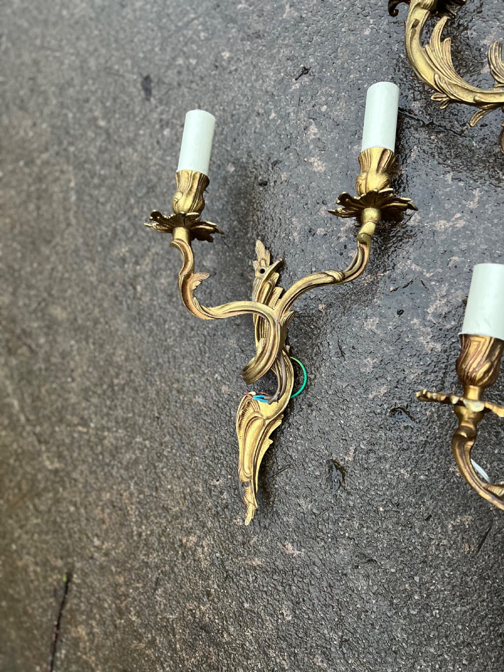 Set of four wall lights in the rococo taste  View IV