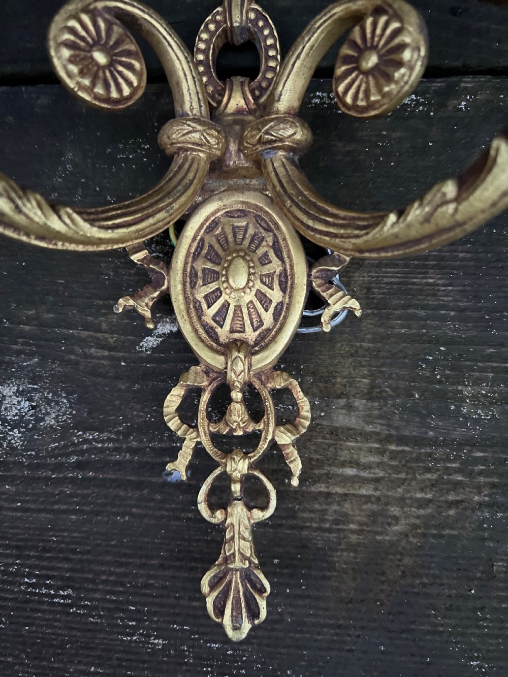A pair of small Edwardian wall lights  View IV