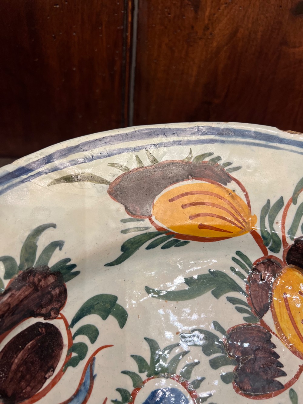 Delft polychrome charger C1760 Bristol  View III