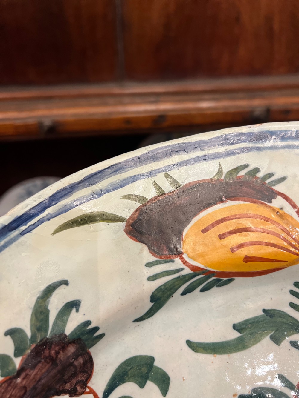 Delft polychrome charger C1760 Bristol  View IV