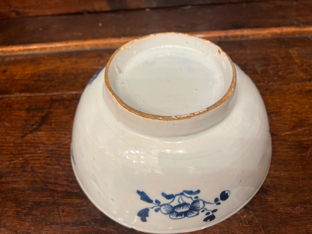 Delft blue and white bowl c 1760 Lambeth  View VI