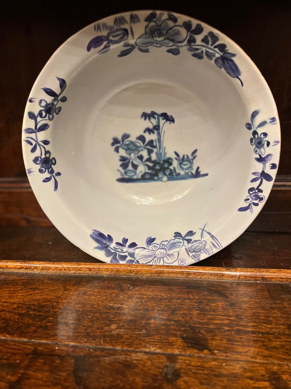 Delft blue and white bowl c 1760 bristol View III