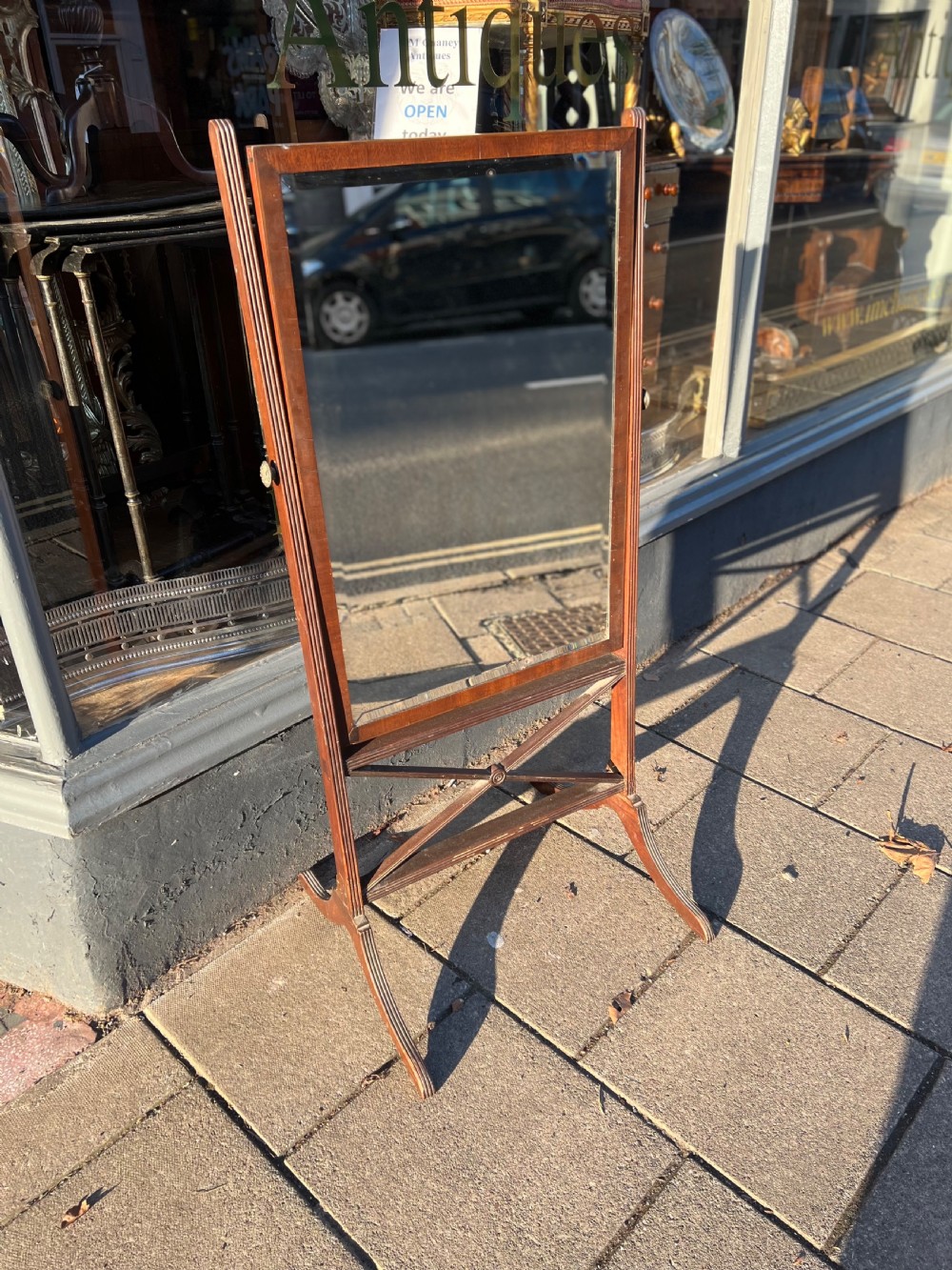 Regency cheval mirror View II