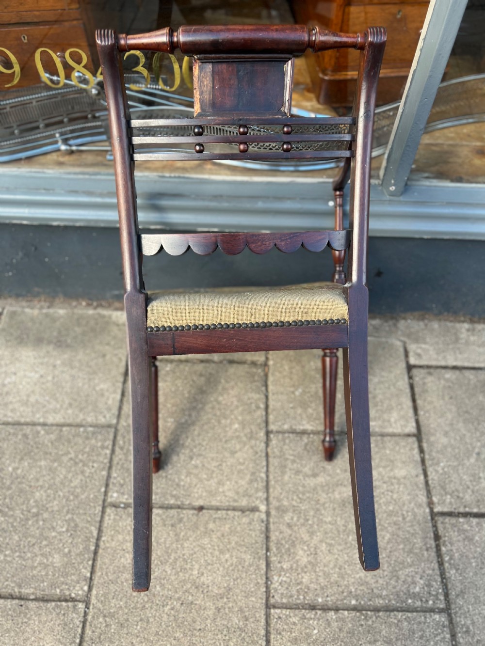C18th Sheraton armchair  View VII