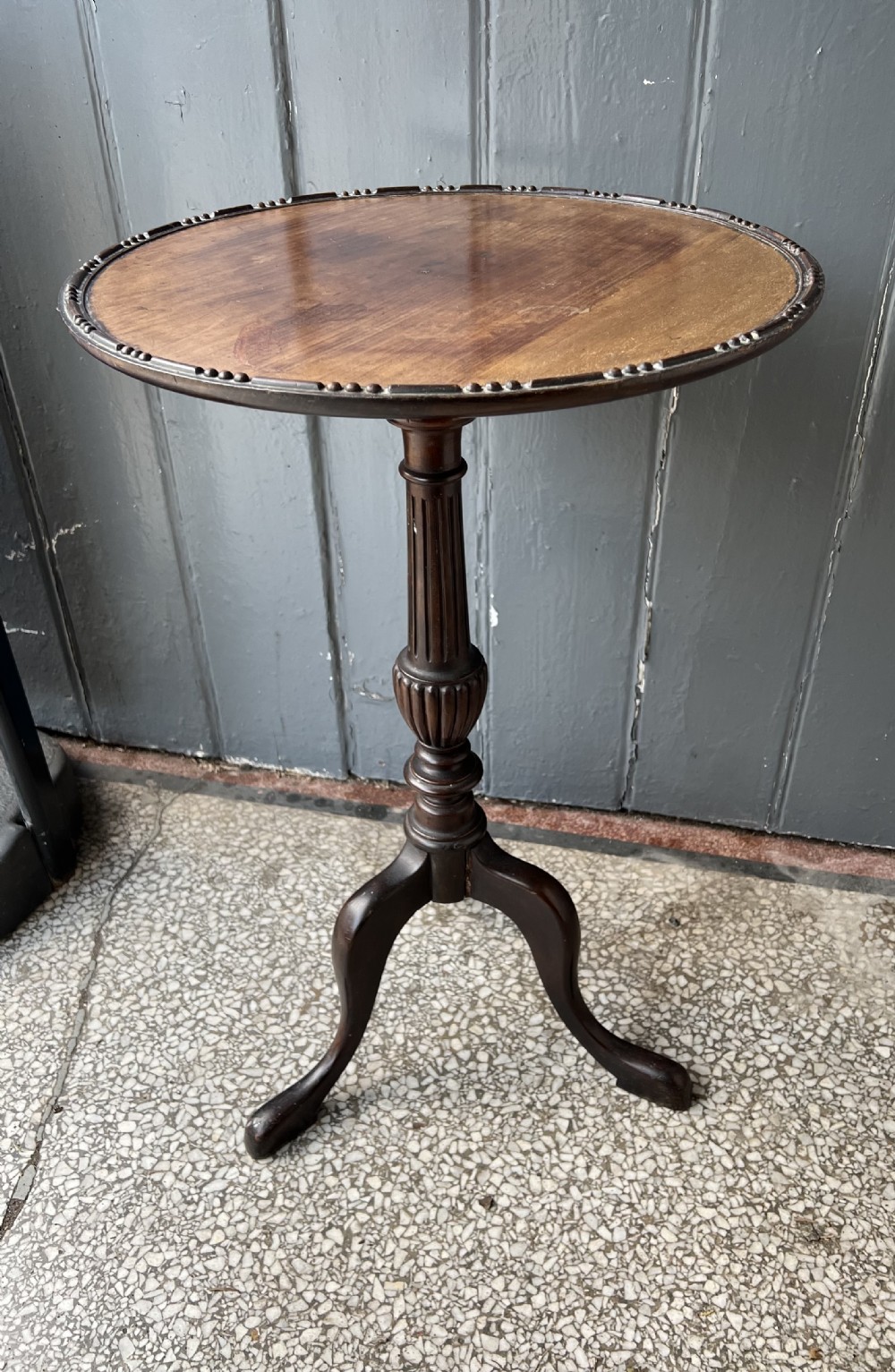 Edwardian wine table in mahogany 