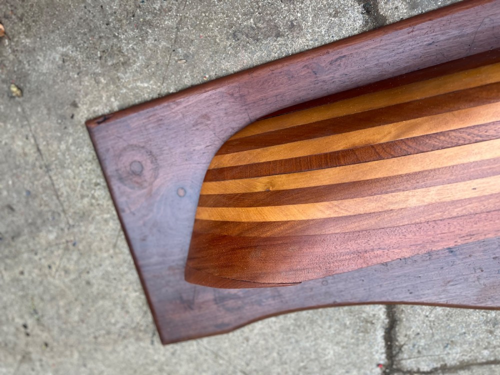 Large boatbuilders half model of a boat  View III