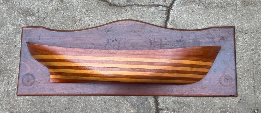 Large boatbuilders half model of a boat  View IV