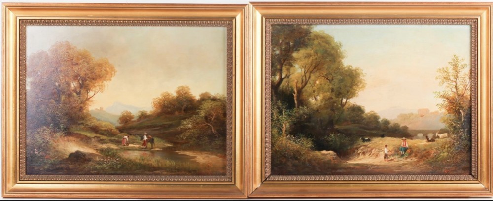 Pair of oil paintings by PÉTER NÉGYESI (b 1920)