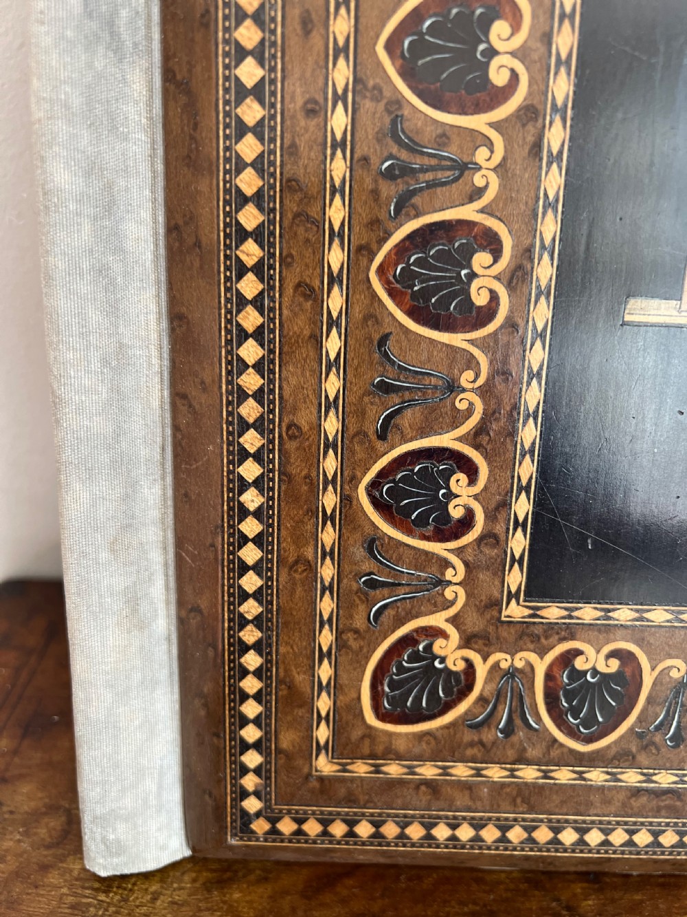 C19th sorrento inlaid blotter folder View IV