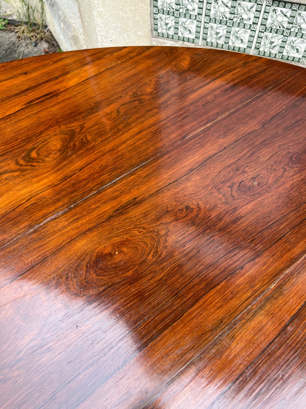 C19th Large rosewood circular dining table  View VII