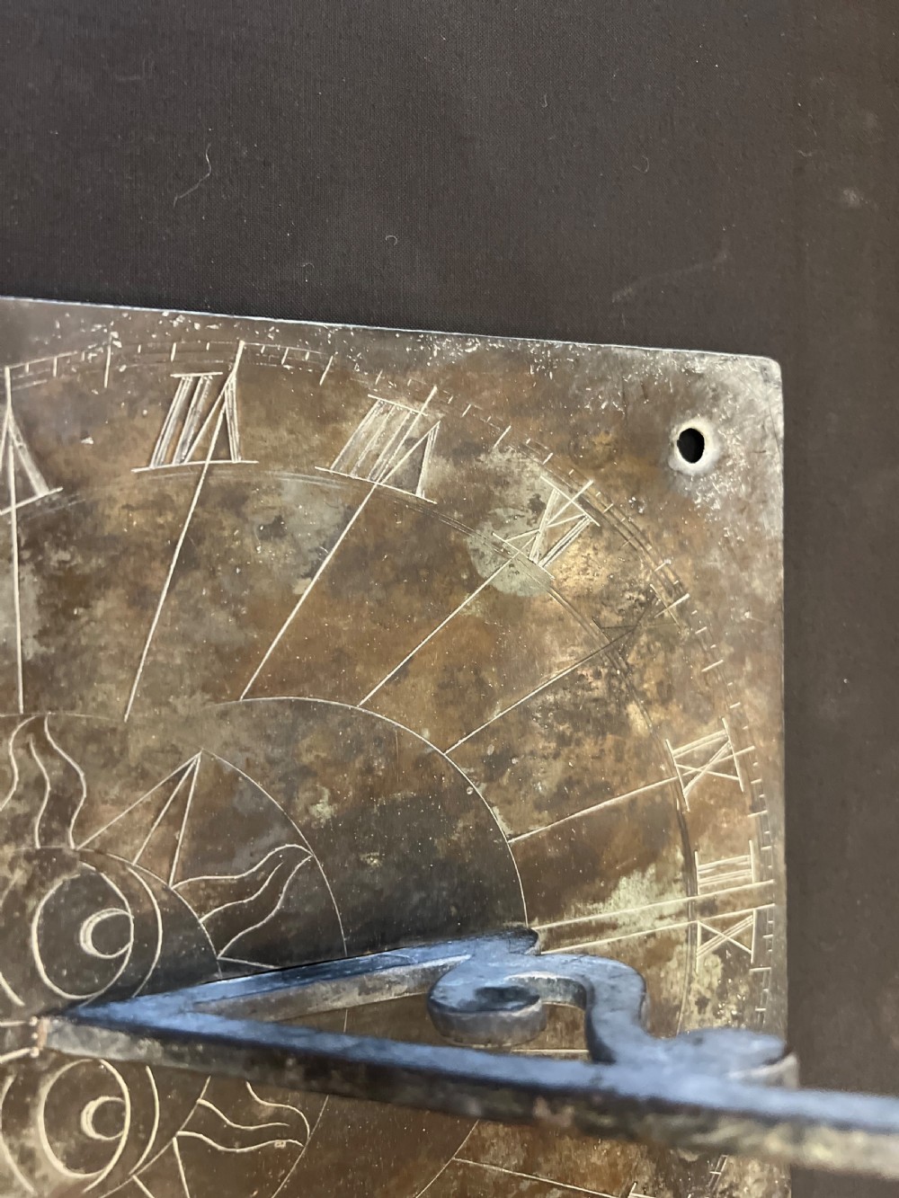 Edwardian Bronze sundial  View III