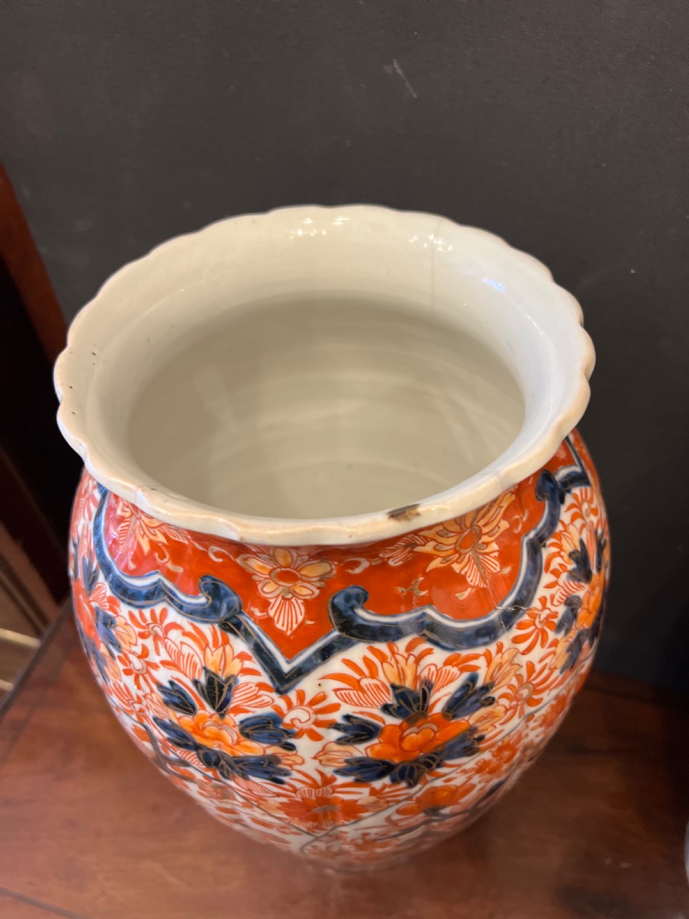 Pair of C19th Imari vases  View III