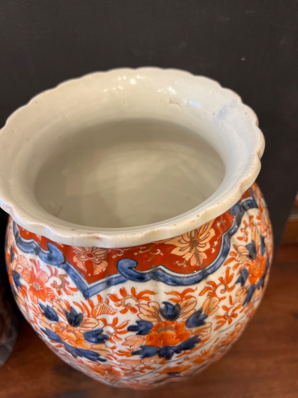 Pair of C19th Imari vases  View IV