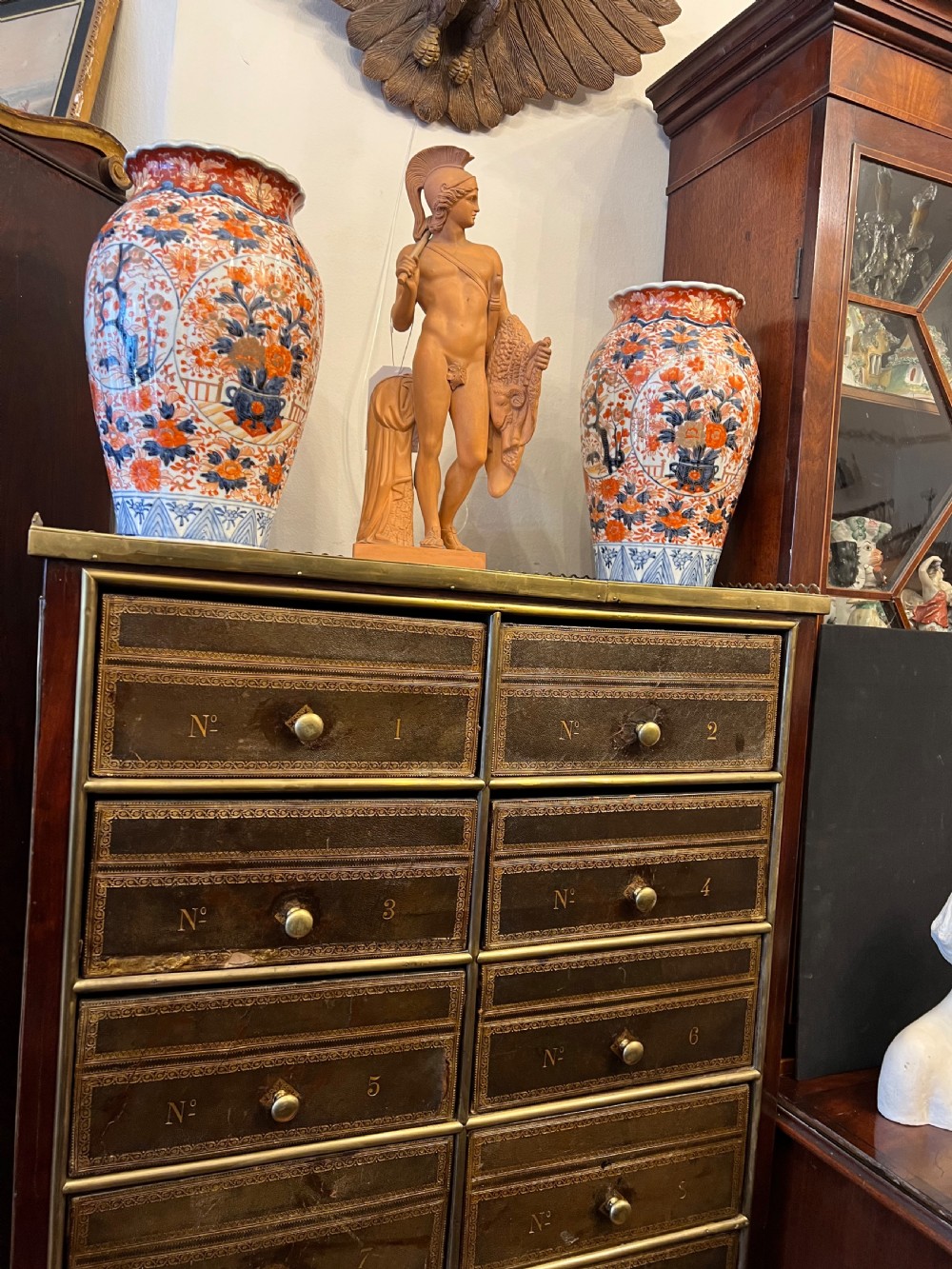 Pair of C19th Imari vases  View VII