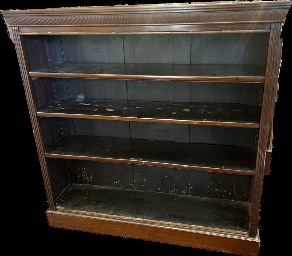 Large Walnut bookcase  View V