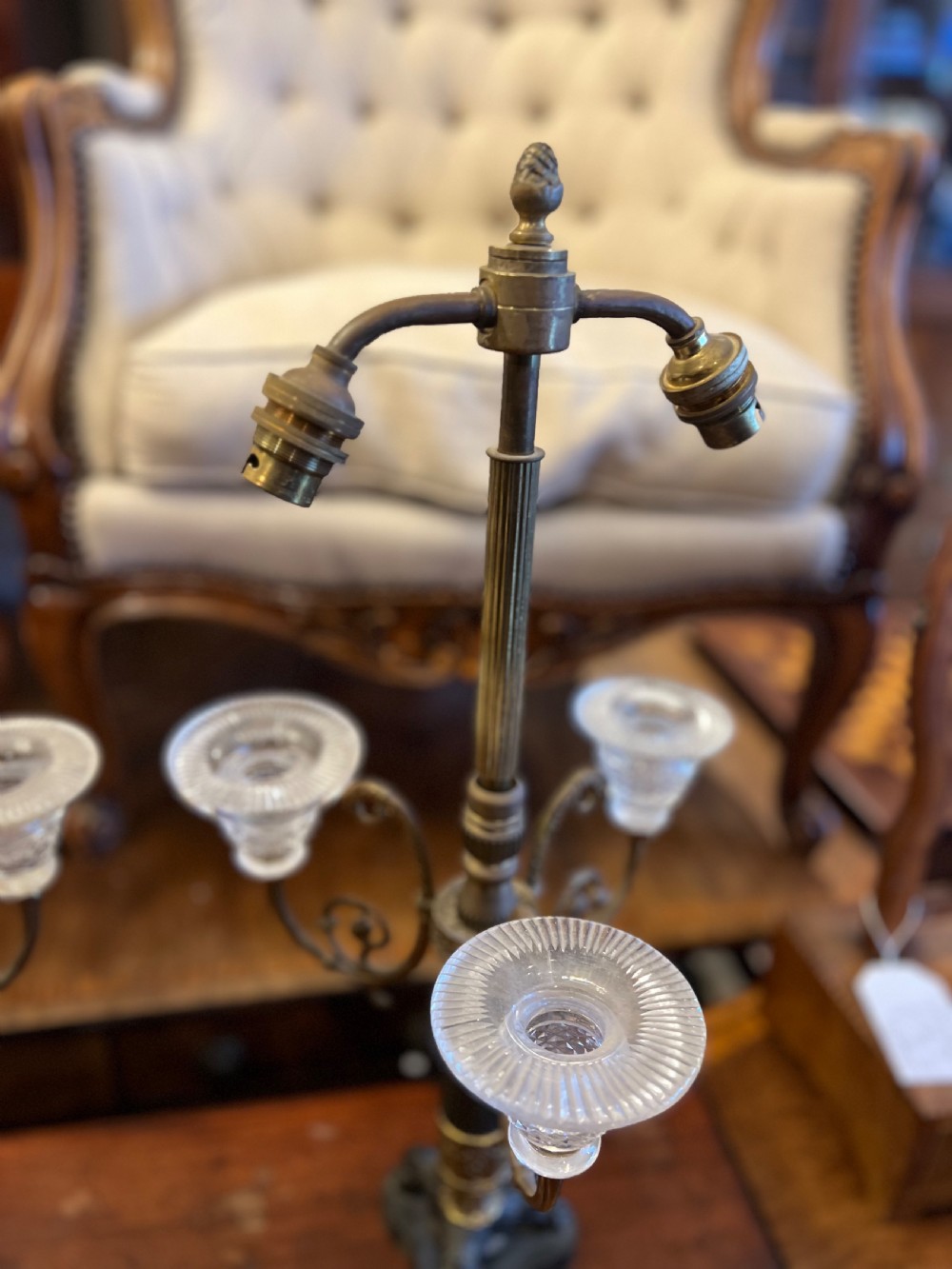 Pair of electric table  lamps View V