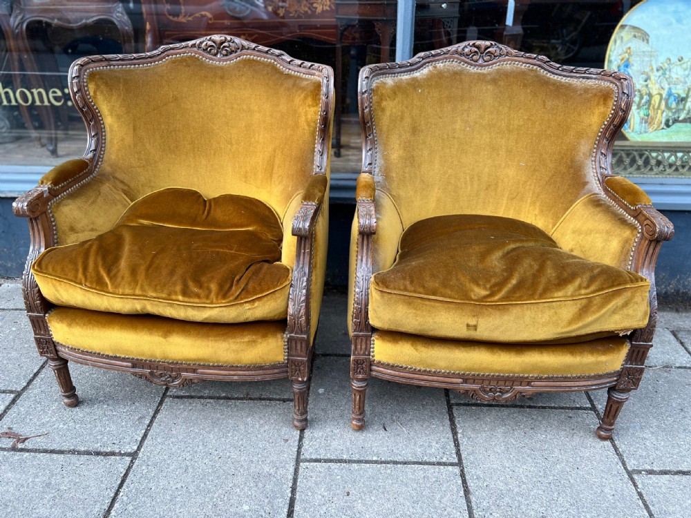 Pair of French fauteuils  View II
