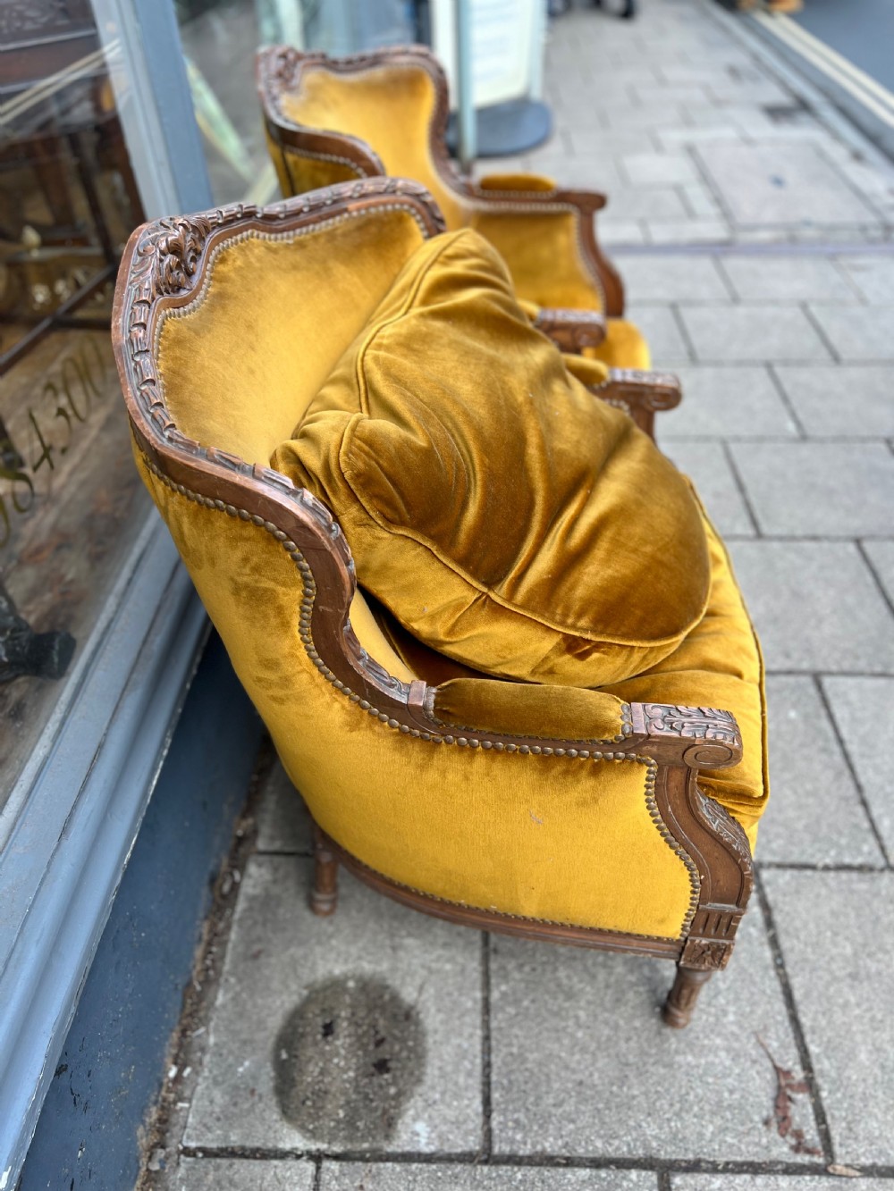Pair of French fauteuils  View XI