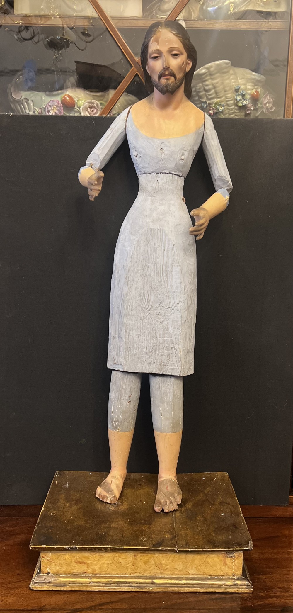 Large santos doll figure of Christ 