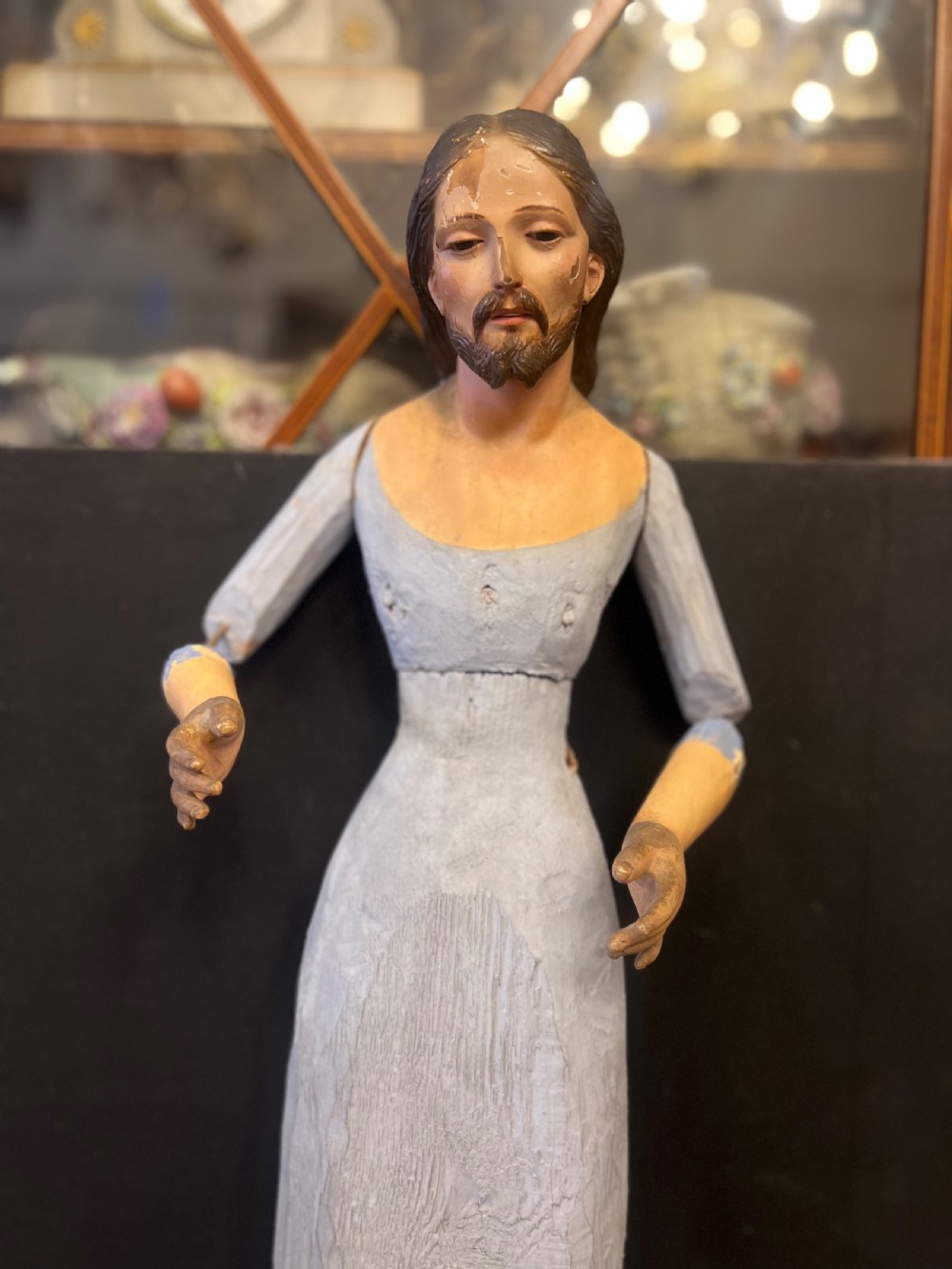 Large santos doll figure of Christ  View III