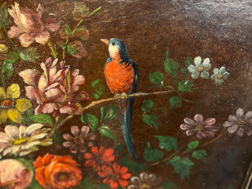 Dutch still life oil painting in the C17th manor in a ripple moulded frame  View III