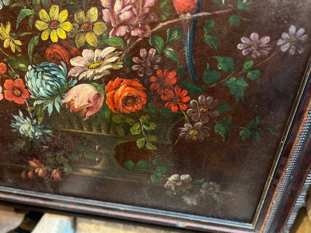 Dutch still life oil painting in the C17th manor in a ripple moulded frame  View IV