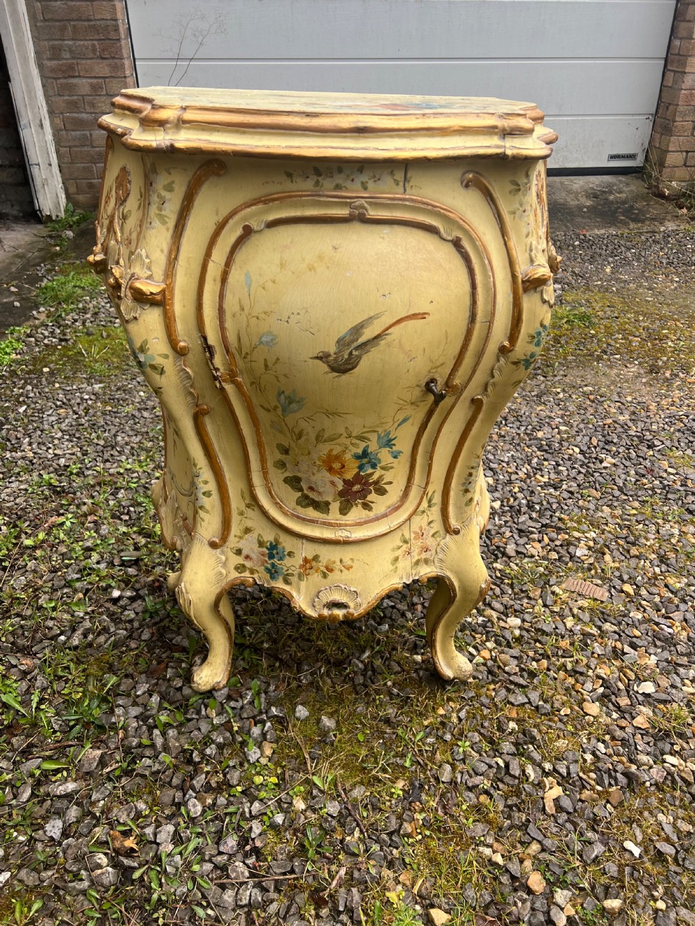 C19th Venetian painted small cabinet  View VIII