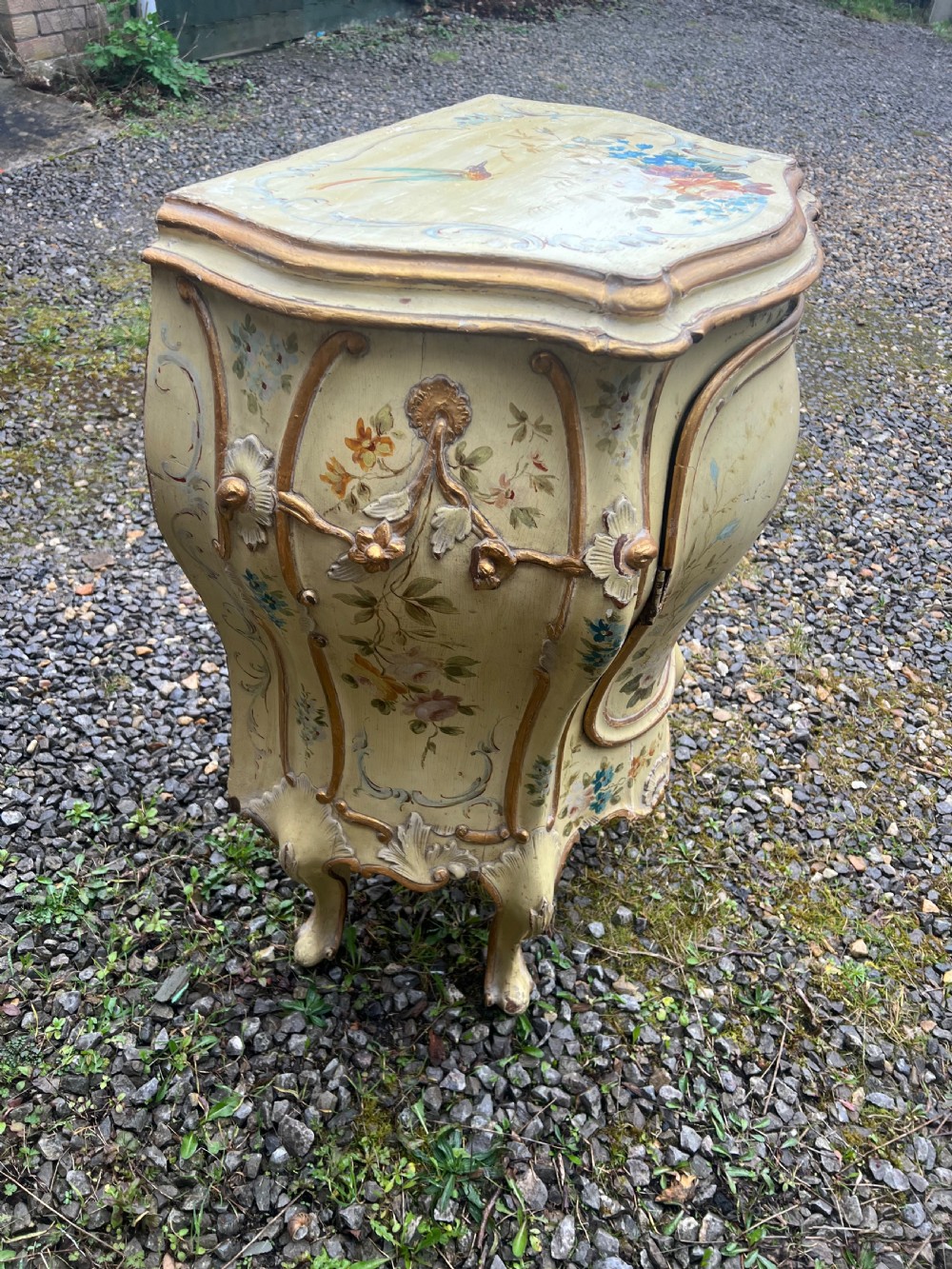 C19th Venetian painted small cabinet  View XI