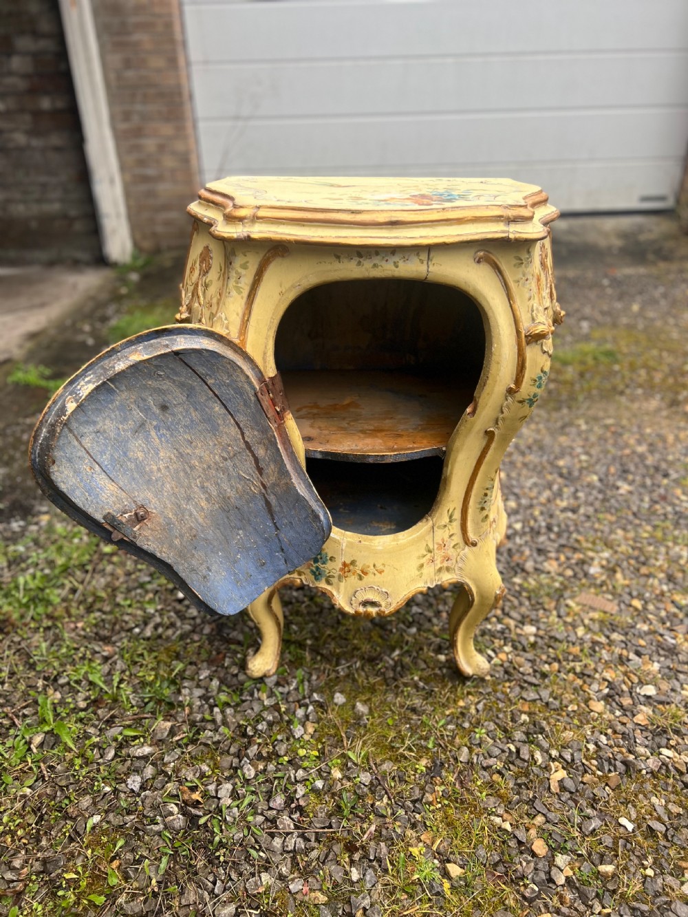 C19th Venetian painted small cabinet  View XII