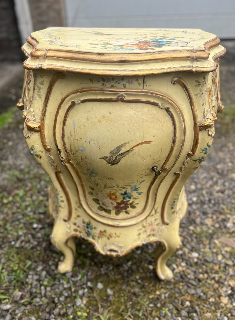 C19th Venetian painted small cabinet  View XIII