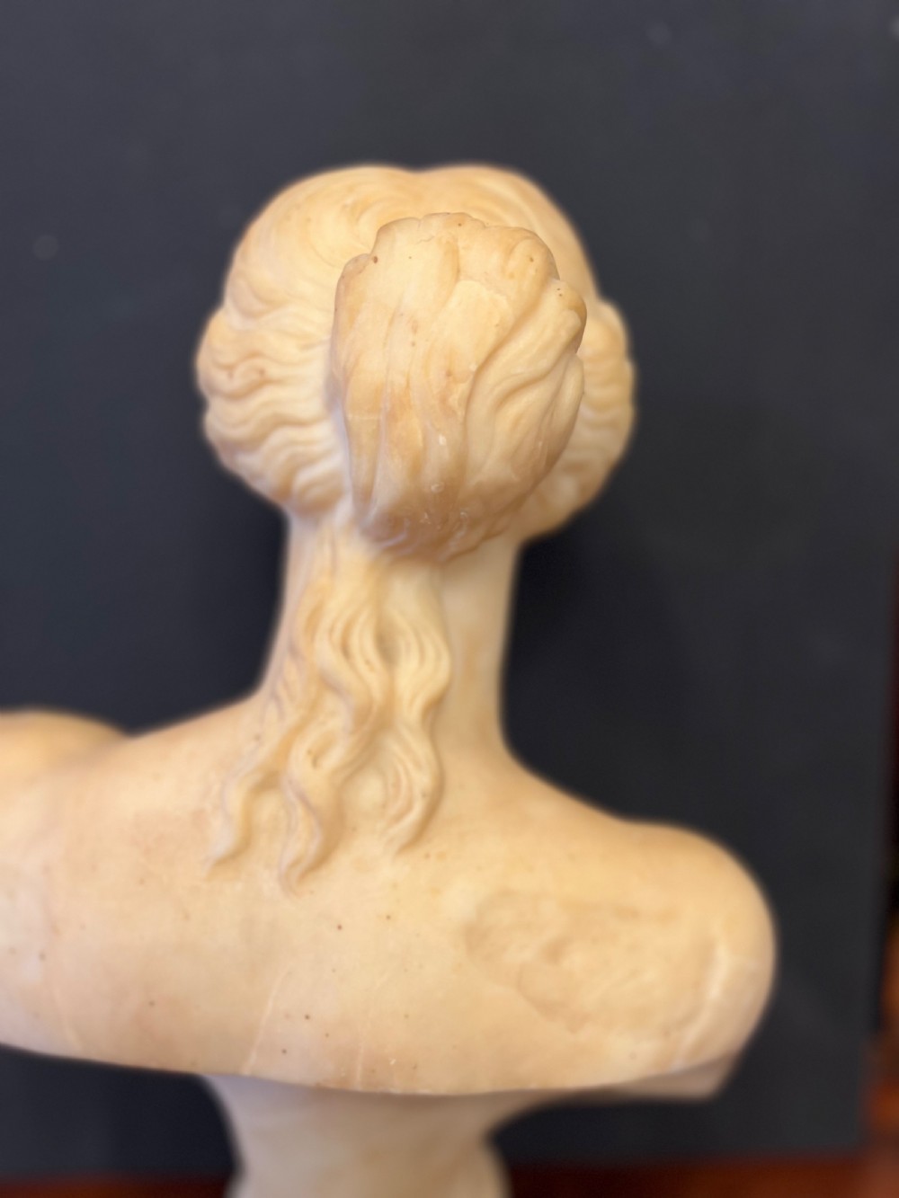 C19th Alabaster bust of Venus  View XII