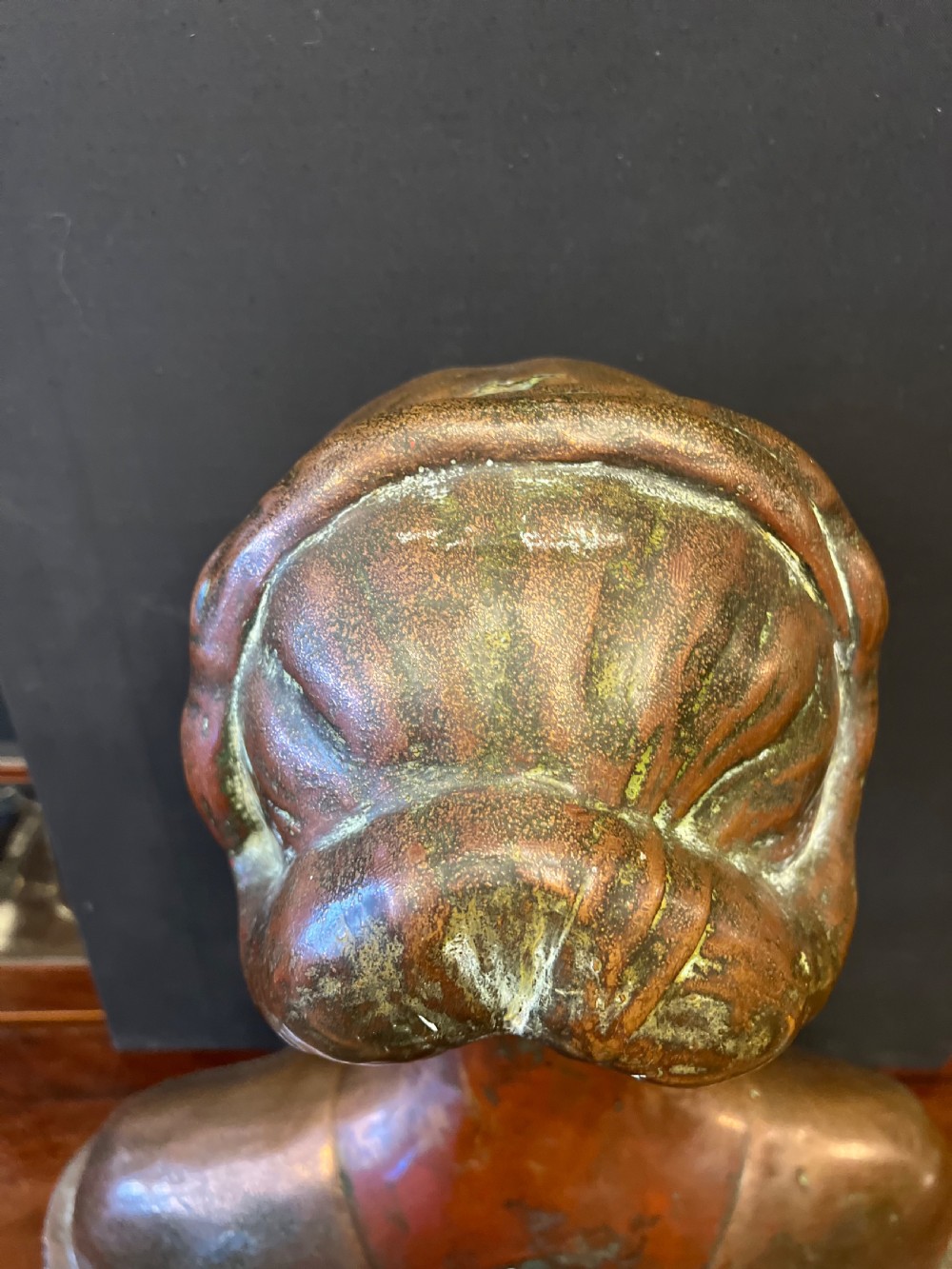 C19th copper bust of a renaissance princess View IV
