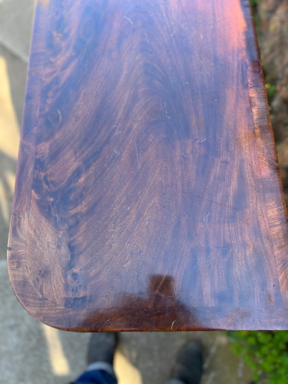A regency mahogany card table  View VI