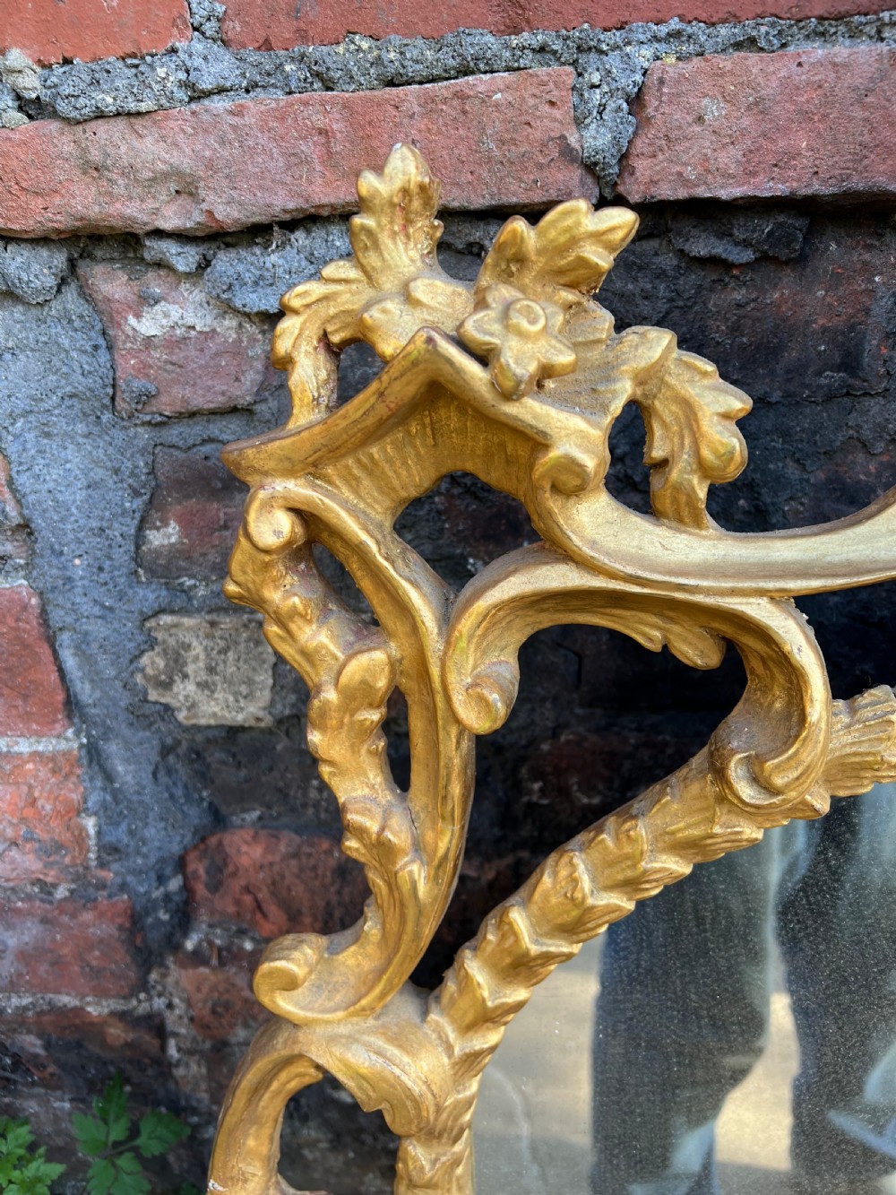 Italian Carved giltwood mirror in the rococo taste  View IV