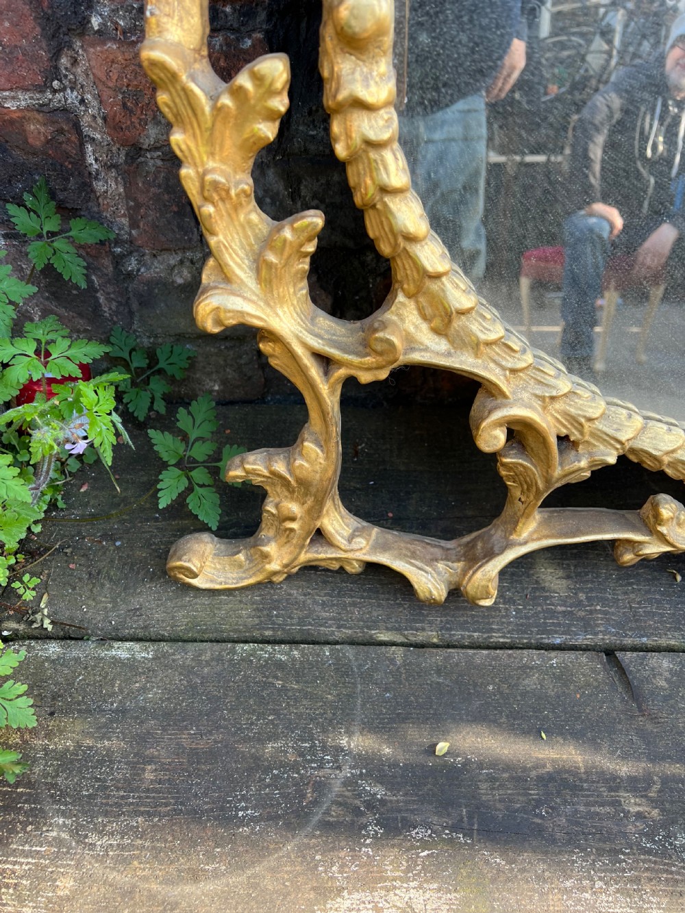 Italian Carved giltwood mirror in the rococo taste  View VI