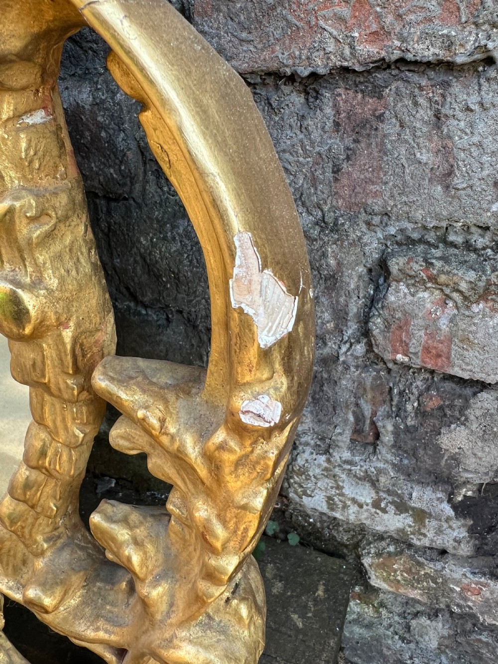 Italian Carved giltwood mirror in the rococo taste  View IX