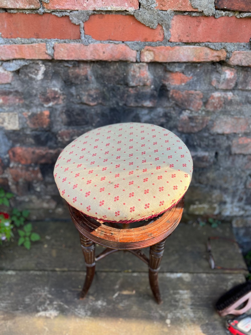 Mahogany revolving stool in the manner of gillows  View III