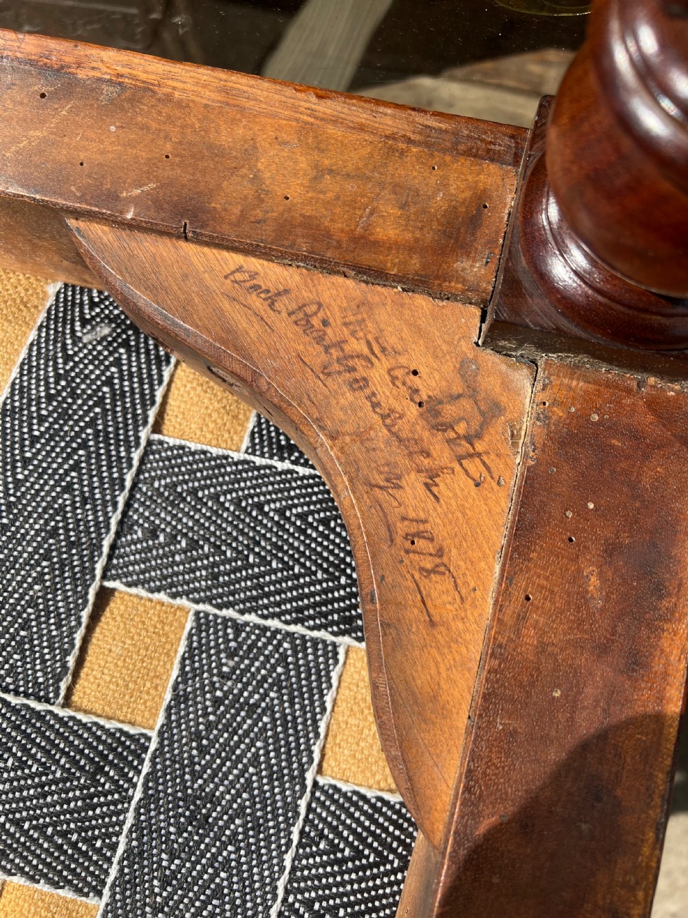 Swept back mahogany armchair in the manner of gillows  View VI