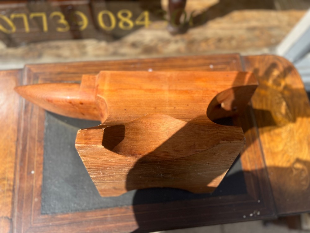 Wooden anvil casting mould  View II
