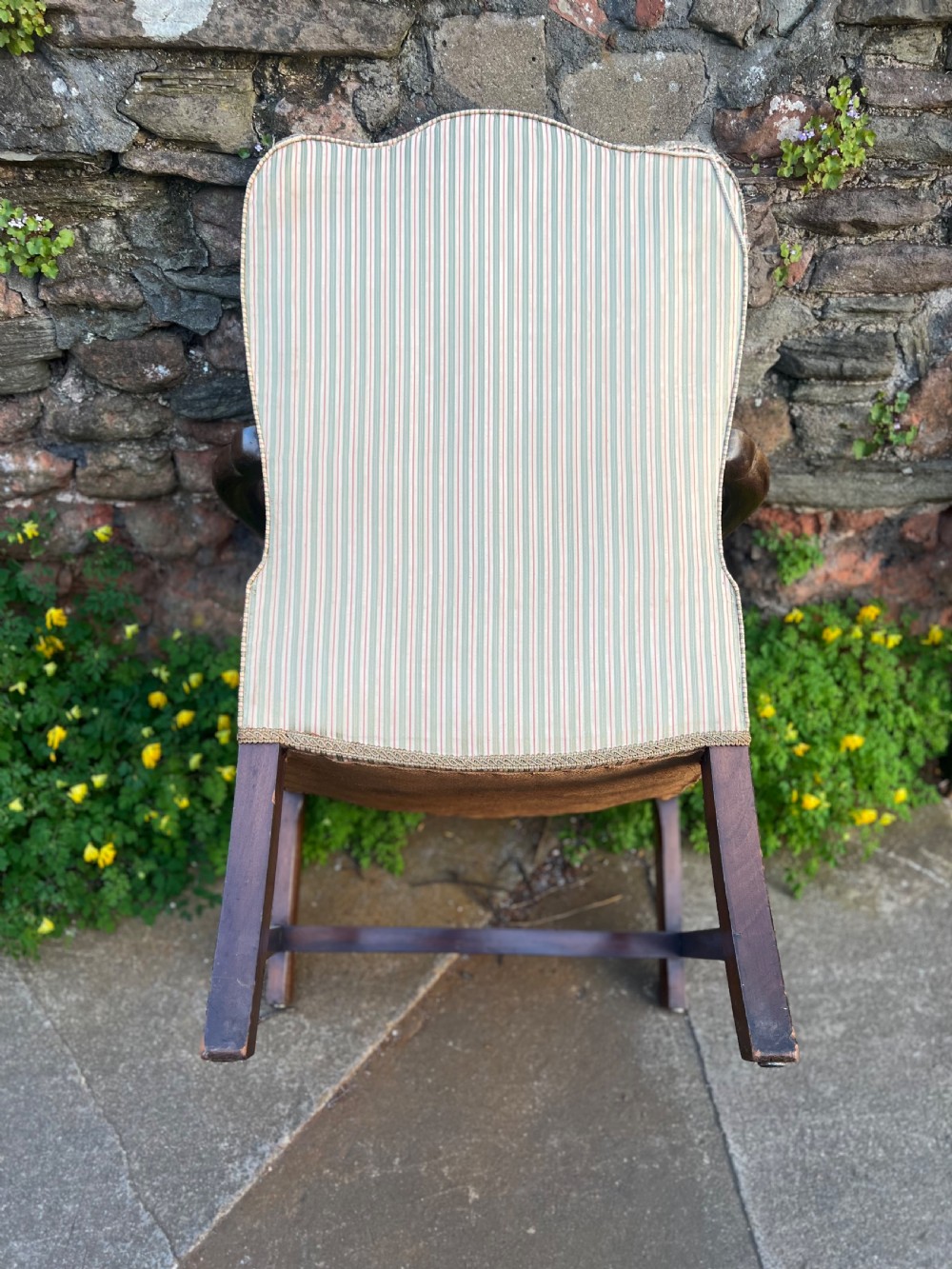 C18th mahogany Gainsborough armchair  View VI