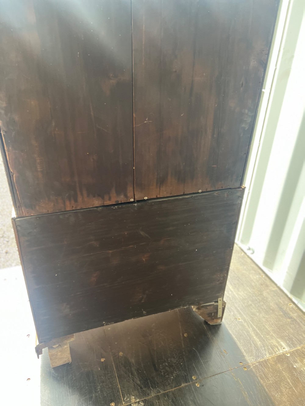 C19th Mahogany chest on chest Tallboy  View IX