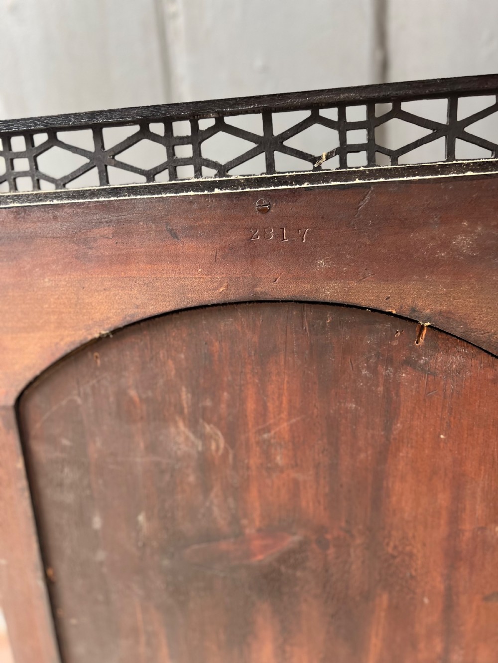 Edwardian mirrored wall bracket  View VI