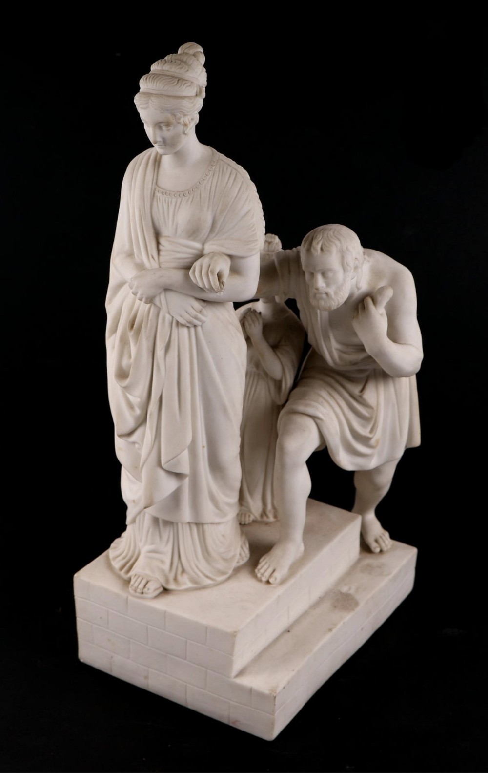 Large Parian group ‘Charity ‘ 