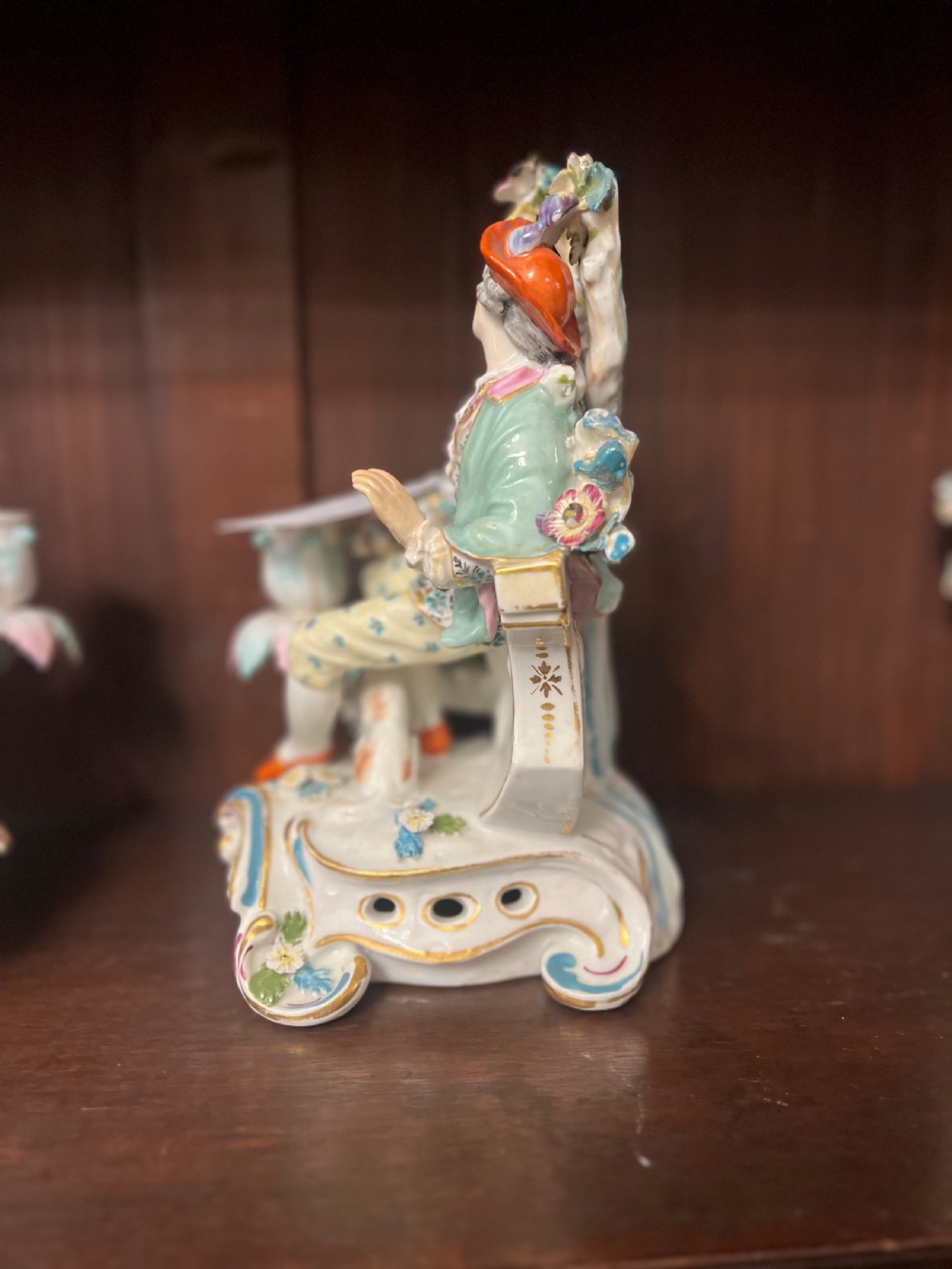 A PAIR OF SAMSON PORCELAIN FIGURAL CANDLESTICKS View VII