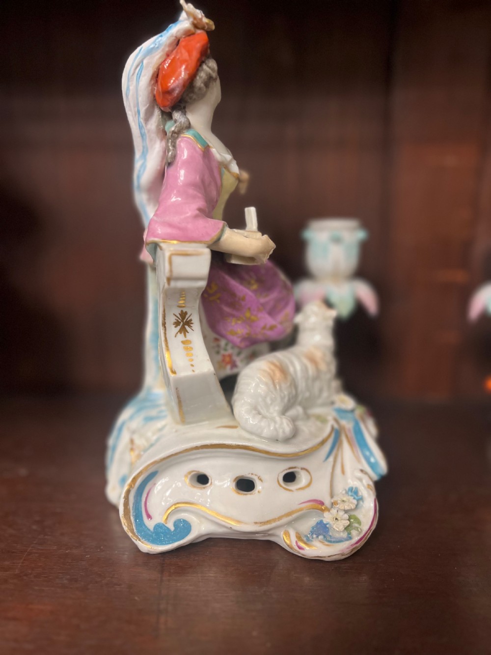 A PAIR OF SAMSON PORCELAIN FIGURAL CANDLESTICKS View IX
